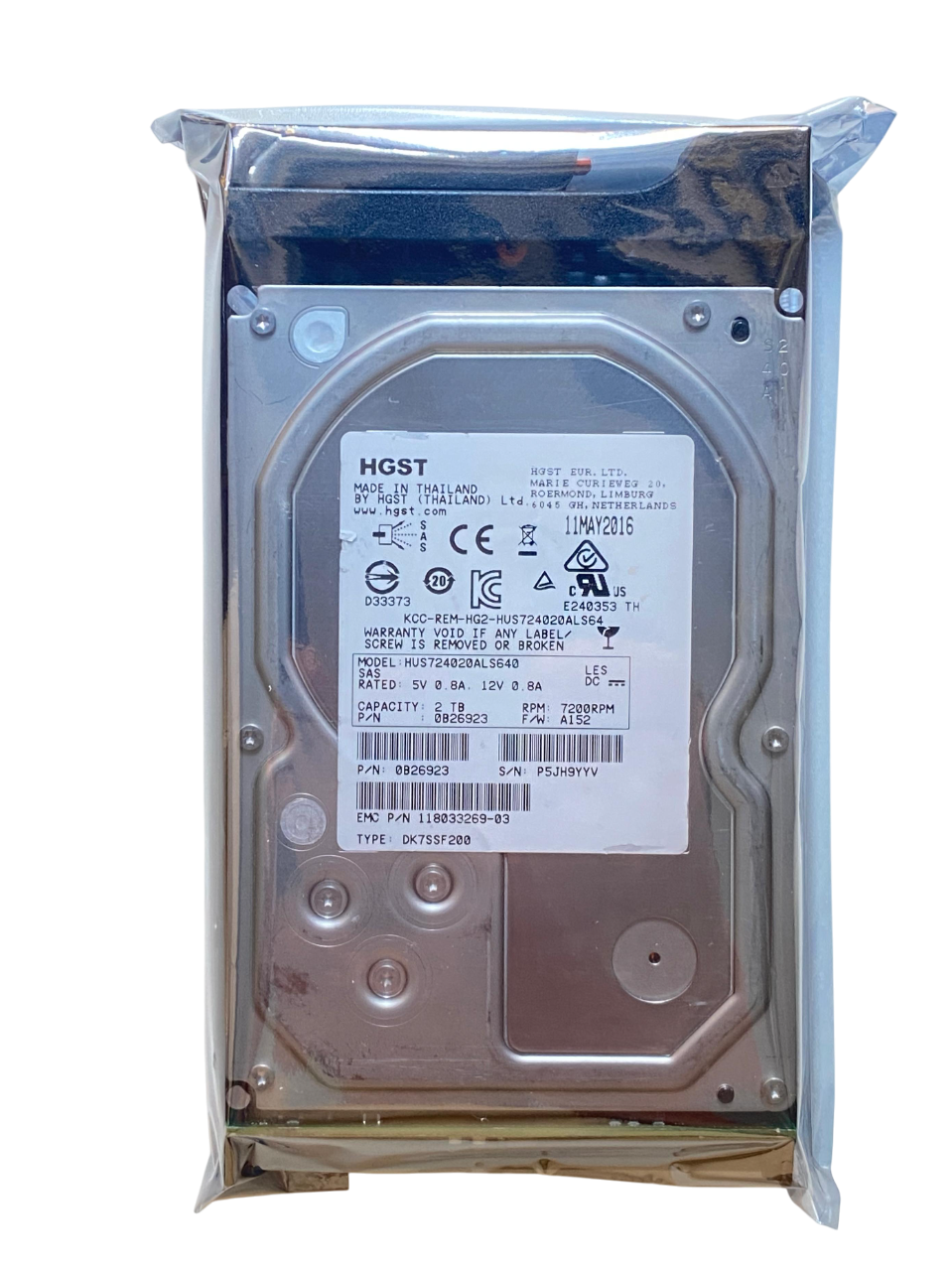 Hd Emc 2tb 7.2k 3,5 Sas 6gb 005032930 - Imagem 3