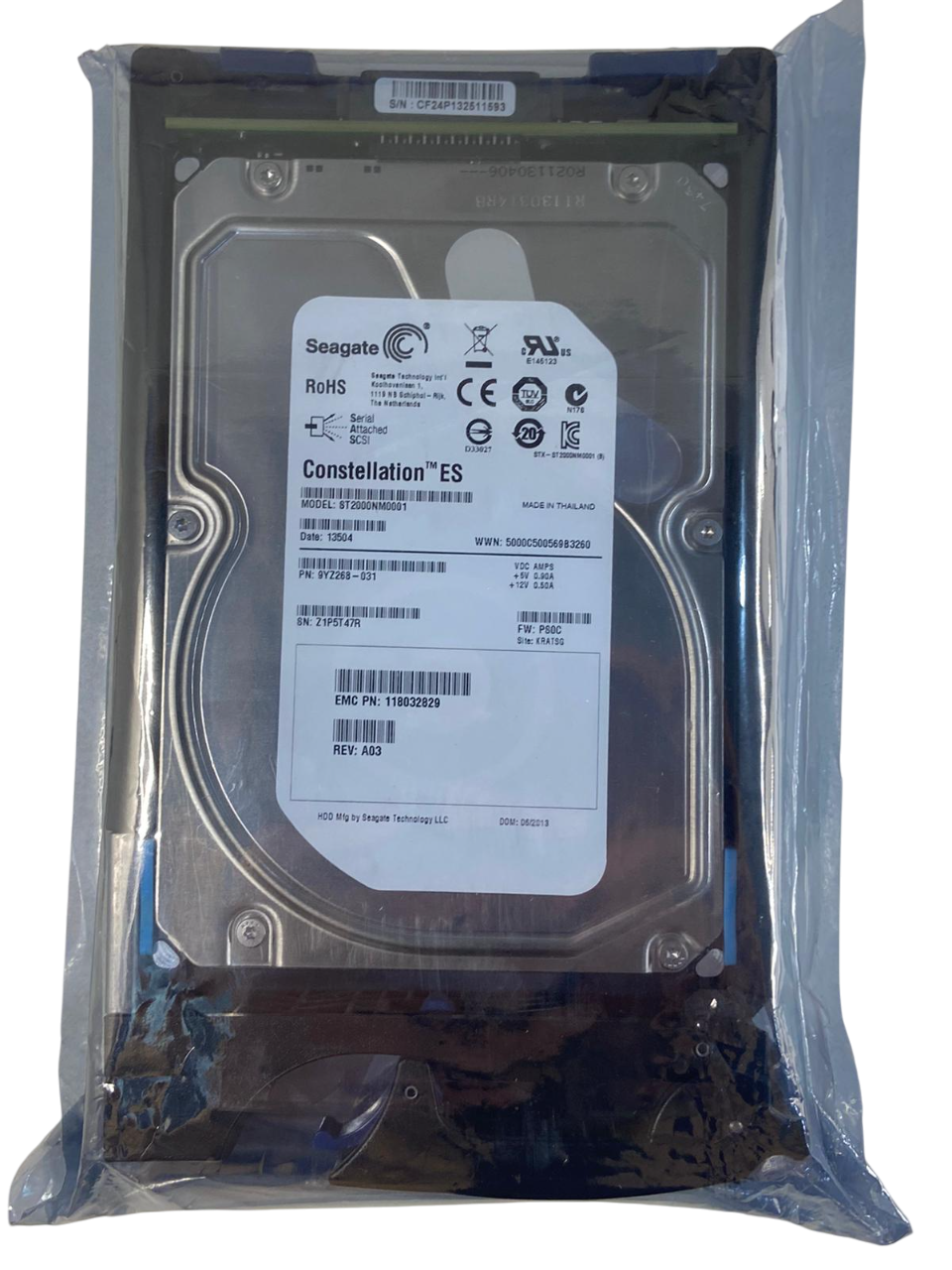 Hd Emc 2tb 7.2k 3,5 Sas 6gb 005049496 - Imagem 3