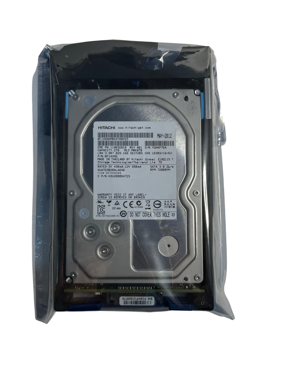 Hd Emc 2tb 7.2k 3,5 Sata 6gb 005049568 - Imagem 3