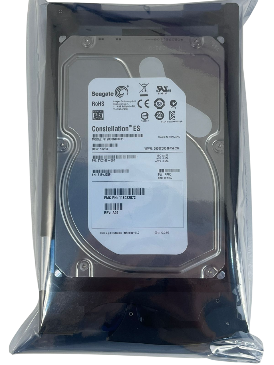 Hd Emc 2tb 7.2k 3,5 Sata 6gb 005049612 - Imagem 3