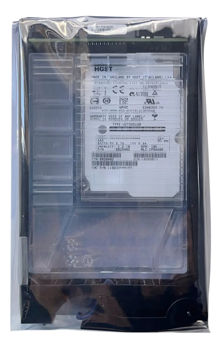 Hd Emc 1.2tb 10k Sas 6gb 2,5 Com Gaveta 005050082 - Imagem 3