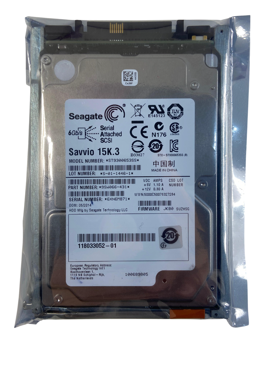 Hd Emc 300gb Sas 15k 2,5 Sas 6gb 005050548 - Imagem 3