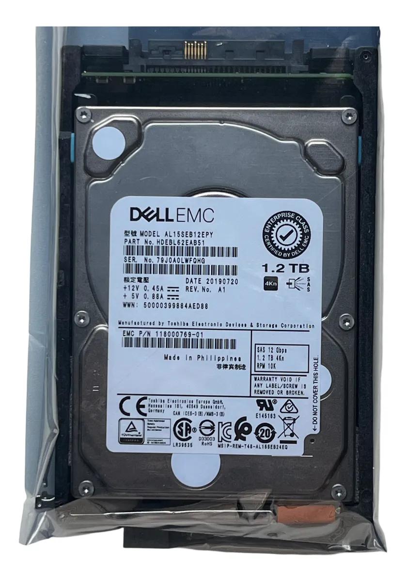 Hd Emc 1.2tb 10k 2,5 Sas 12gb 005051635 005051632 - Imagem 3