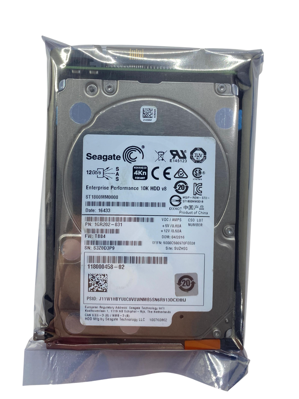 Hd Emc 1.8tb 10k 2,5 Sas 12gb 005051636 005051633 - Imagem 3