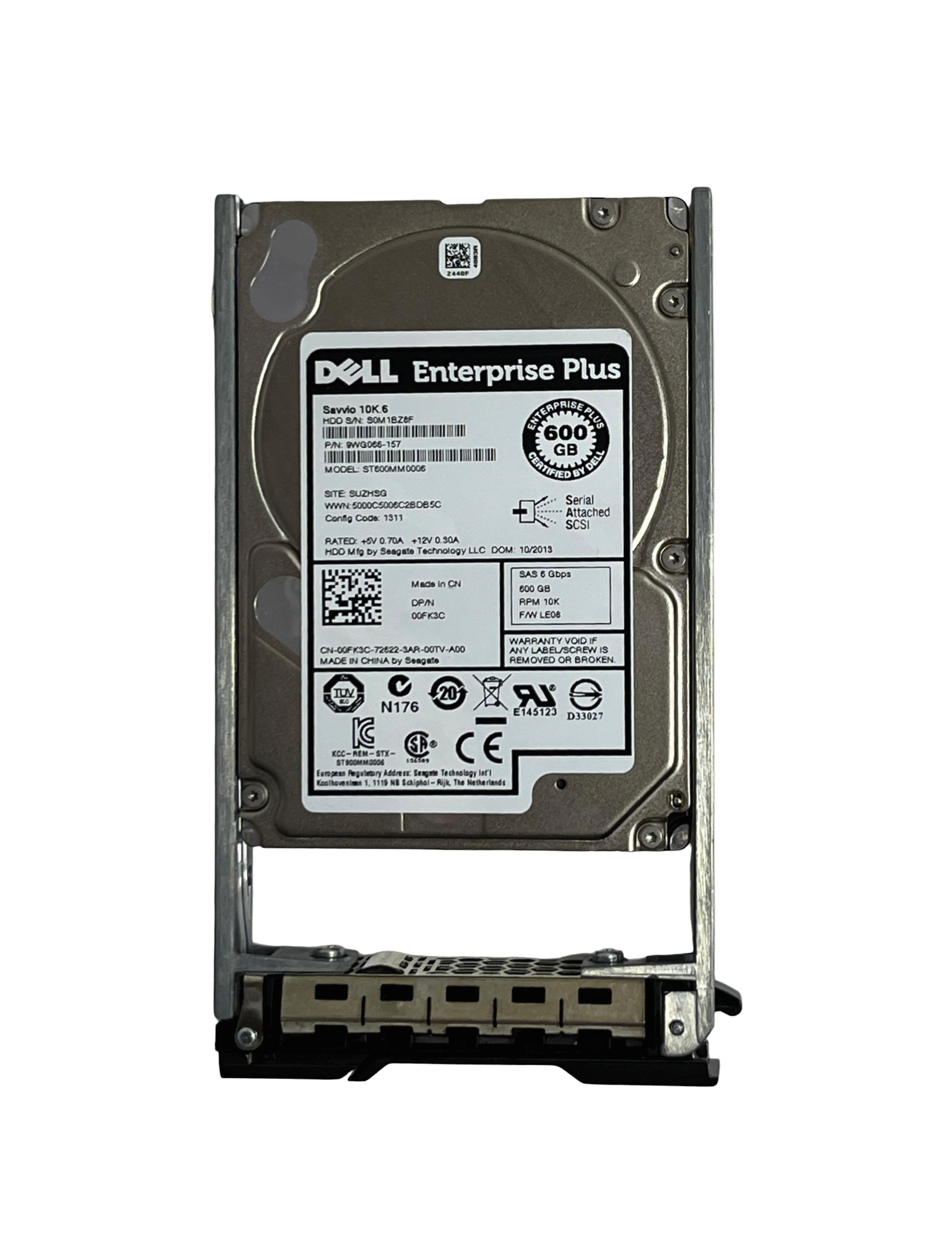 Hd Dell Compellent 600gb 10k 6gb Sas 2.5 0fk3c 00fk3c - Imagem 2