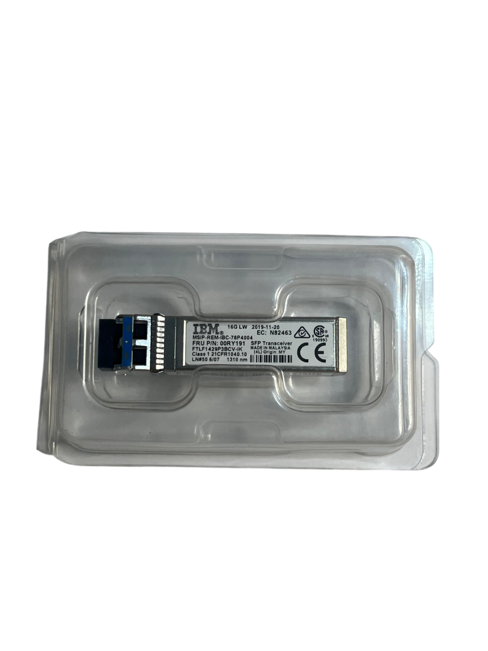 Gbic IBM 16GB LW 10KM SMF LC 1310m 00RY191 - Imagem 3