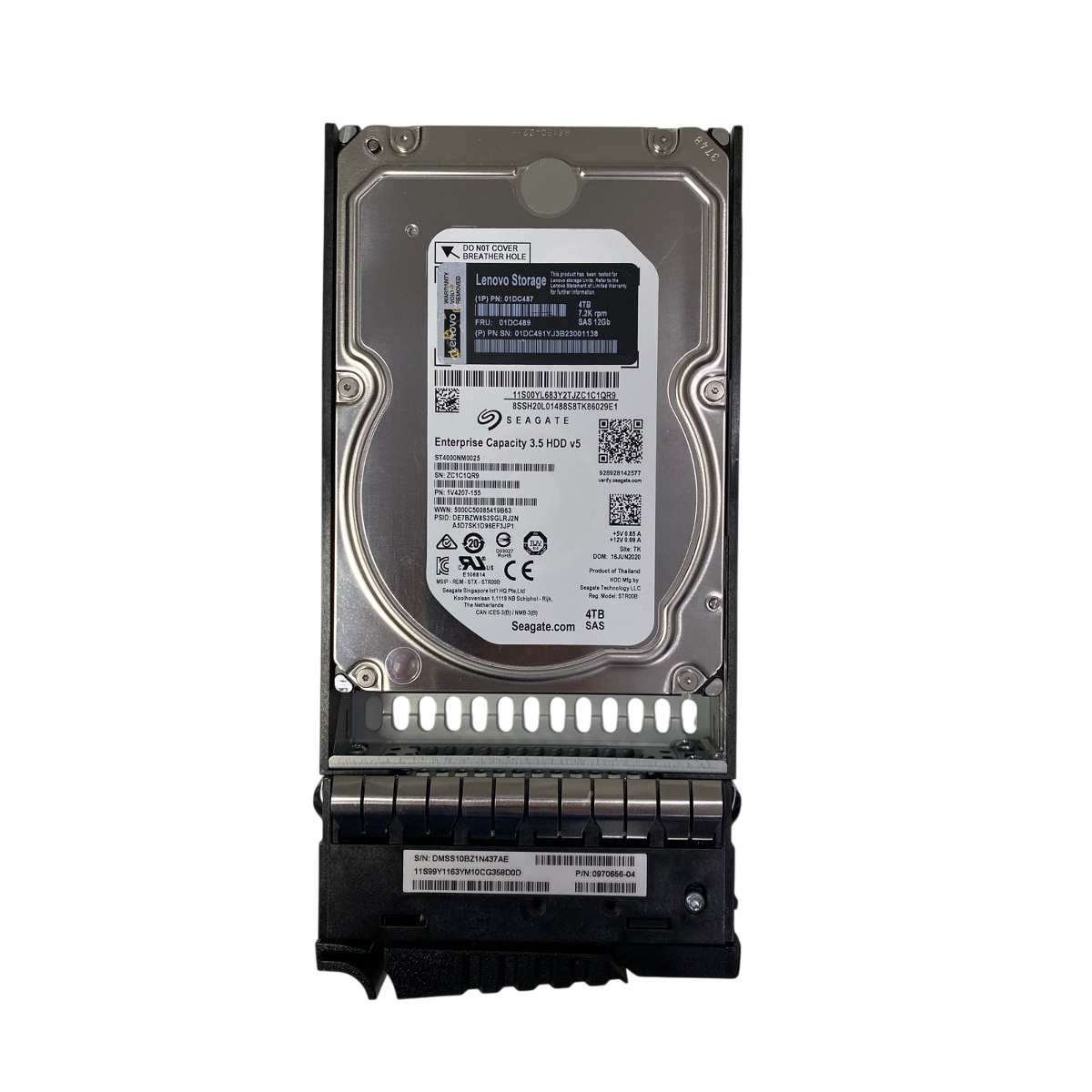 HD LENOVO 4TB 7.2K 3.5 SAS 12GB 01DC489 01DC487 01DC491 - Imagem 2