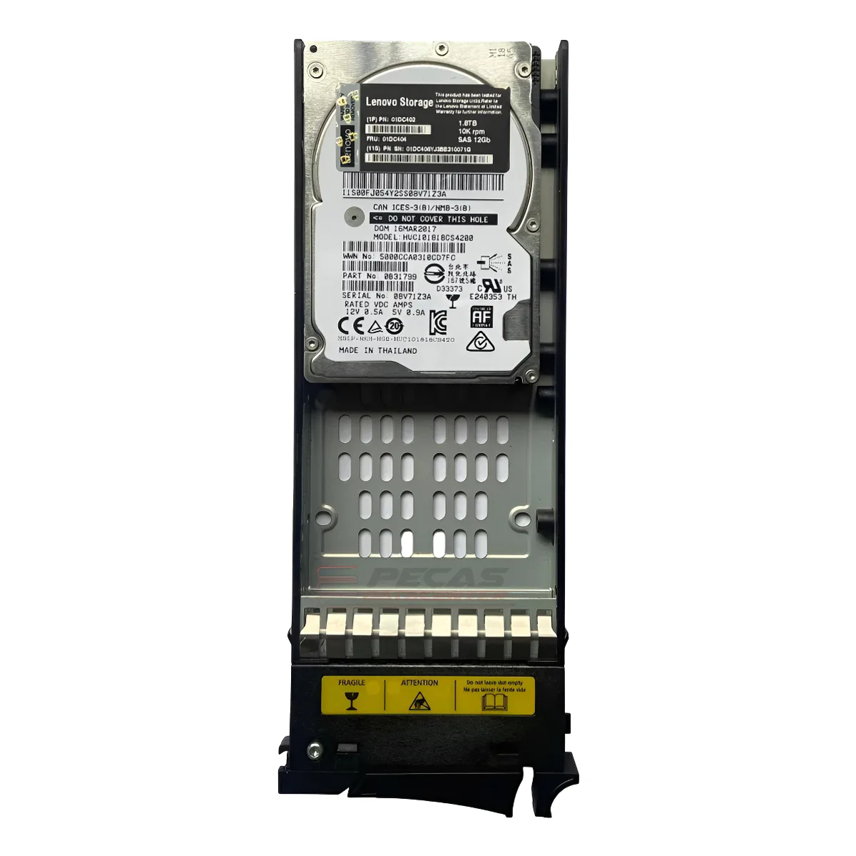 HD LENOVO 1.8TB 10K SAS 2,5 01DC402 01DC404 01DC406 - Imagem 2