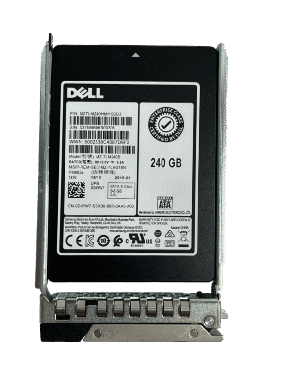 Ssd Dell 240gb 2,5 Sata 6gb - 024rw7 24rw7 - Imagem 2