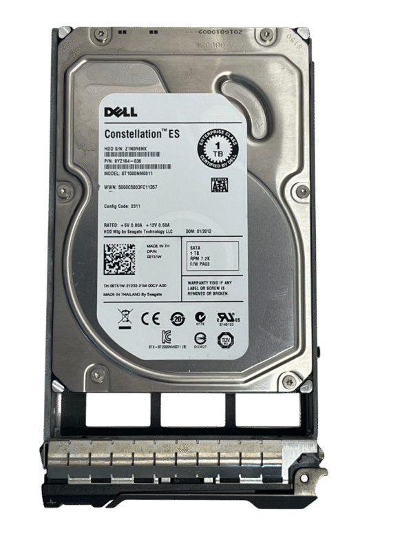 Hd Dell 1tb 7.2k 3.5 Sata 6gb 02t51w 2t51w seminovo - Imagem 2