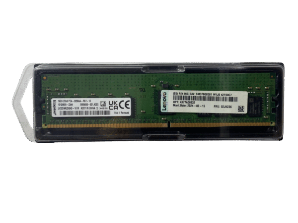 Memória Lenovo 16gb Ddr4-3200 Rdimm 02jk236 4X77A08632 - Imagem 2