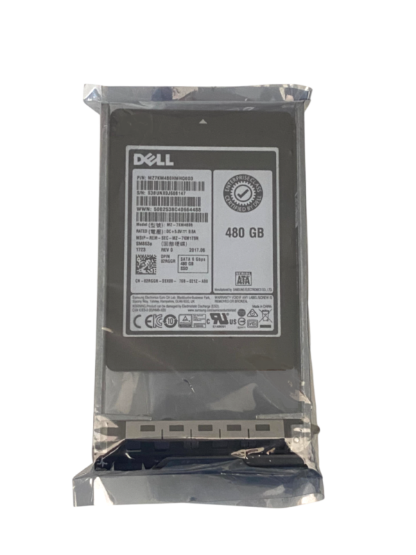Ssd Dell 480gb 6g 2.5 Sata 02rggr 2rggr @ - Imagem 3