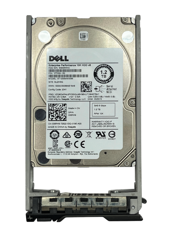 Hd Dell 1.2tb Sas 6gb 10k 2,5 36RH9 036RH9 - Imagem 2