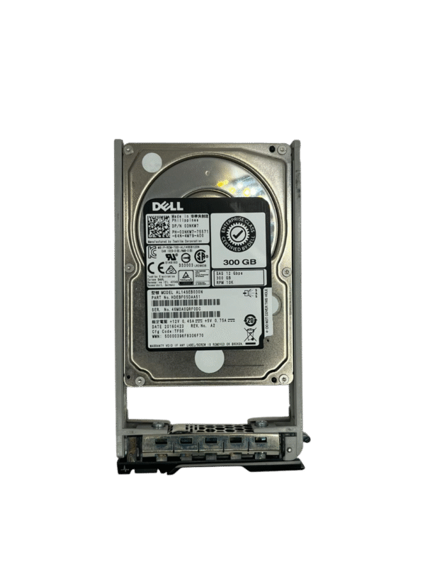 Hd Dell 300gb 10k 12g 2,5 Sas 03nkw7 3nkw7 Al14seb030n - Imagem 2
