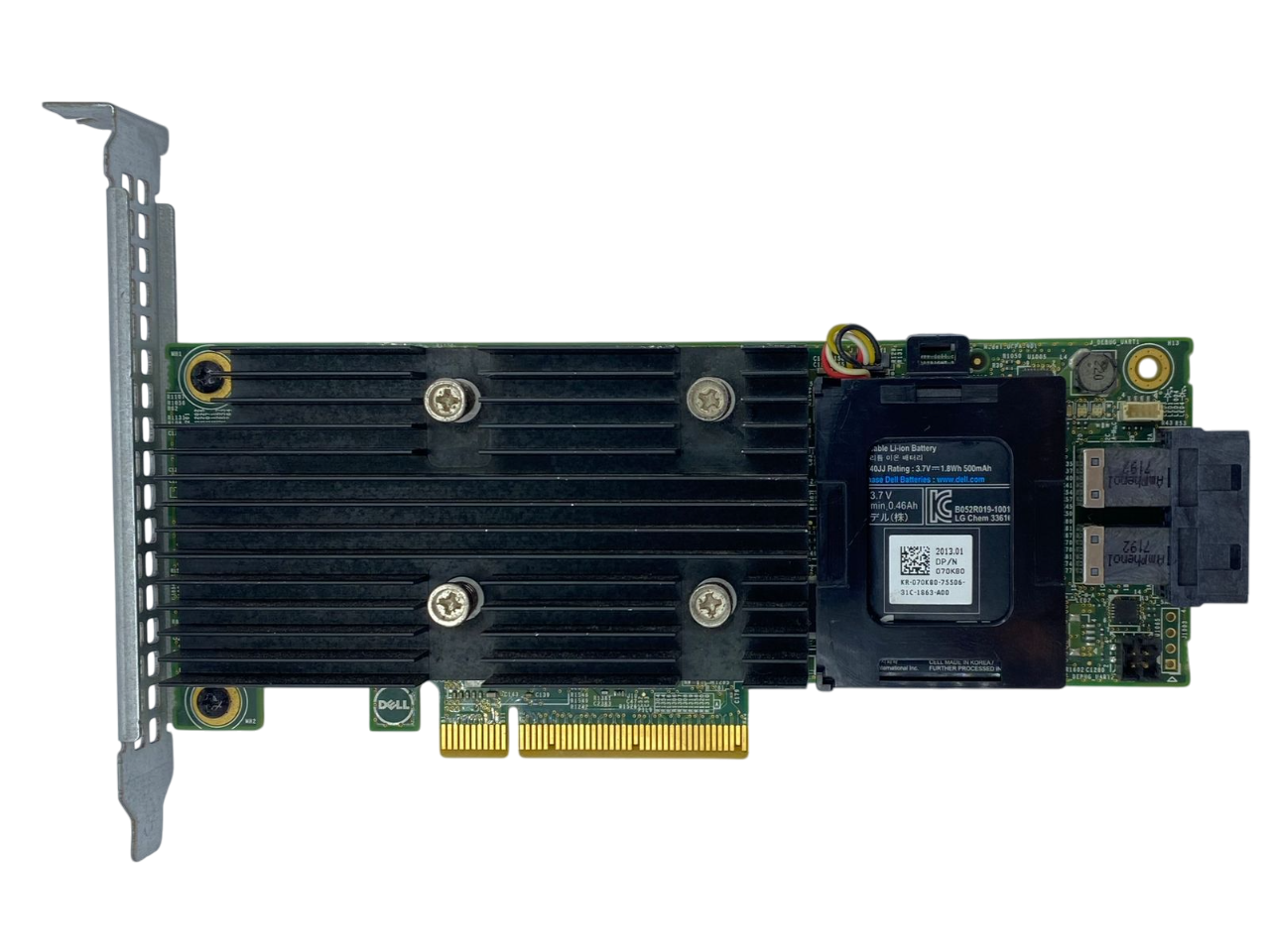 DELL Placa Controladora H730 Mini-SAS 1GB 044gnf 44gnf - Imagem 2