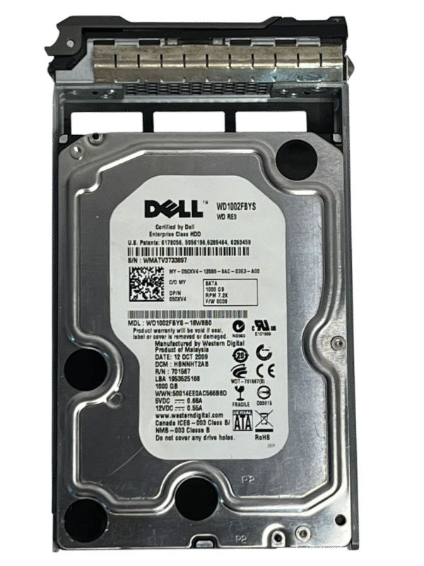 Hd Dell 1tb 7.2k 3,5 Sata 6gb 050xv4 50xv4 - Imagem 2