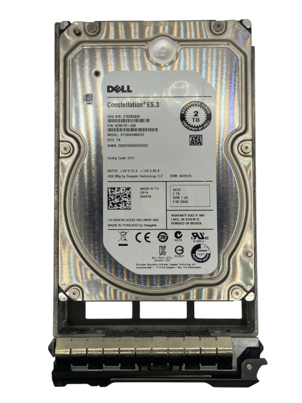 Hd Dell 2tb 7.2k 3,5 Sata 6gb 055fx5 55fx5 - Imagem 2