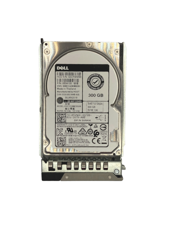 Hd Dell 300gb 10k 2,5 Sas 12gb 05vnkk 5vnkk - Imagem 2
