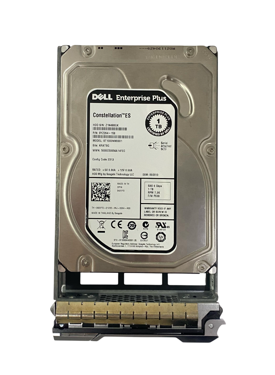 Hd Dell Equallogic 1tb 7.2k 3,5 Sas 6gb 062vy2 62vy2 - Imagem 2