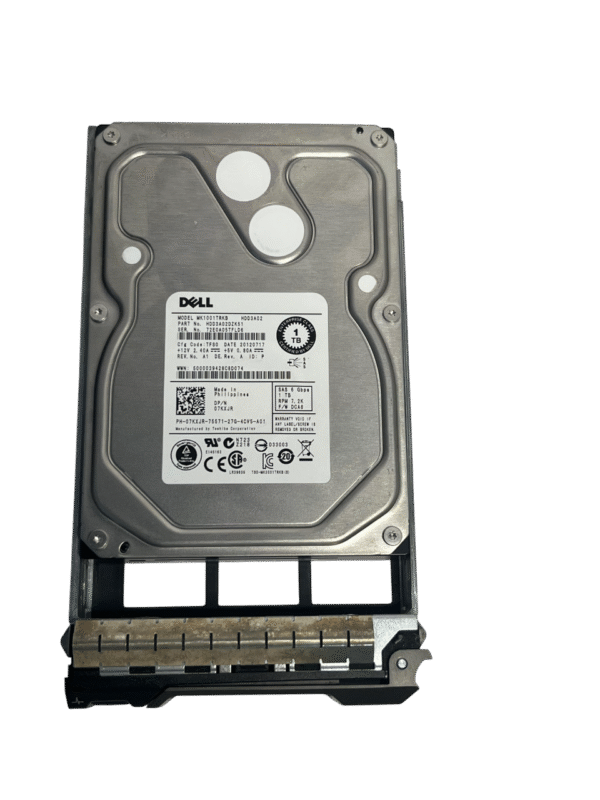 Hd Dell 1tb 7.2k 6gb Sas 3.5 07kxjr 7kxjr - Imagem 2