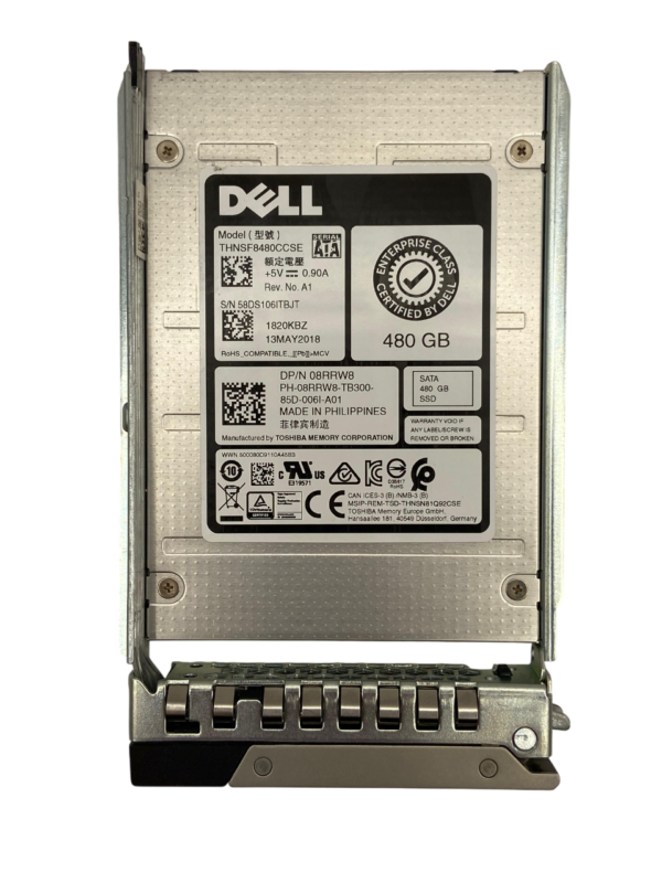 Ssd Dell 480gb 2,5 Sata 6gb 08rrw8 8rrw8 - Imagem 2