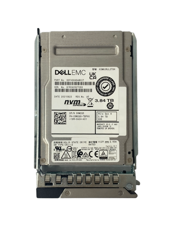 SSD DELL EMC 3.84TB NVMe Gen4 08W2G5 8W2G5 - Imagem 2
