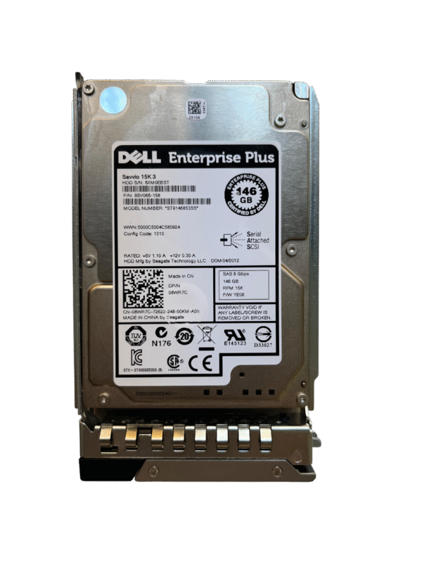 Hd Dell 146gb 15k 2,5 Sas 6gb 08wr7c 8wr7c - Imagem 2