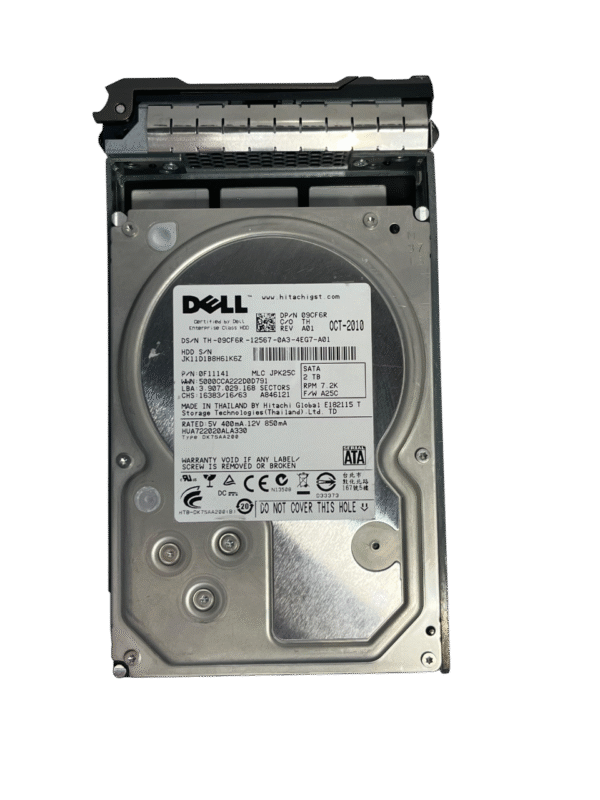 Hd Dell 2tb 7.2k 3gb Sata 3,5 9cf6r 09cf6r - Imagem 2