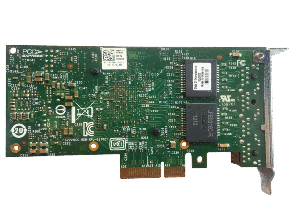Placa De Rede Dell I350-t4 1gb Rj45 4-port 09yd6k 9yd6k - Imagem 3