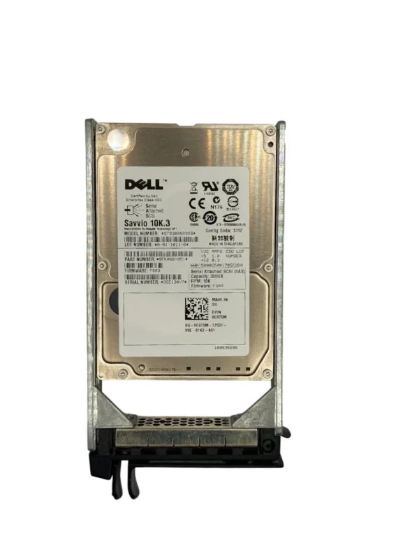 Hd Dell 300gb 10k 6gb Sas C975m 0c975m - Imagem 2