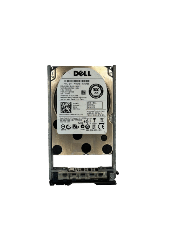 Hd Dell 300gb 10k 2,5 Sas 6gb 0cwhnn Cwhnn - Imagem 2