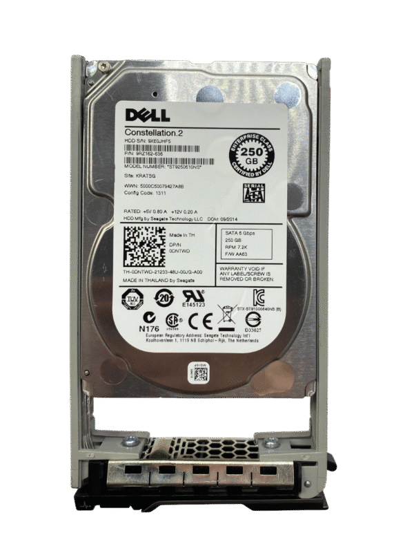 Hd Dell 250gb 7.2k 2,5 Sata 6gb 0dntwd Dntwd - Imagem 2