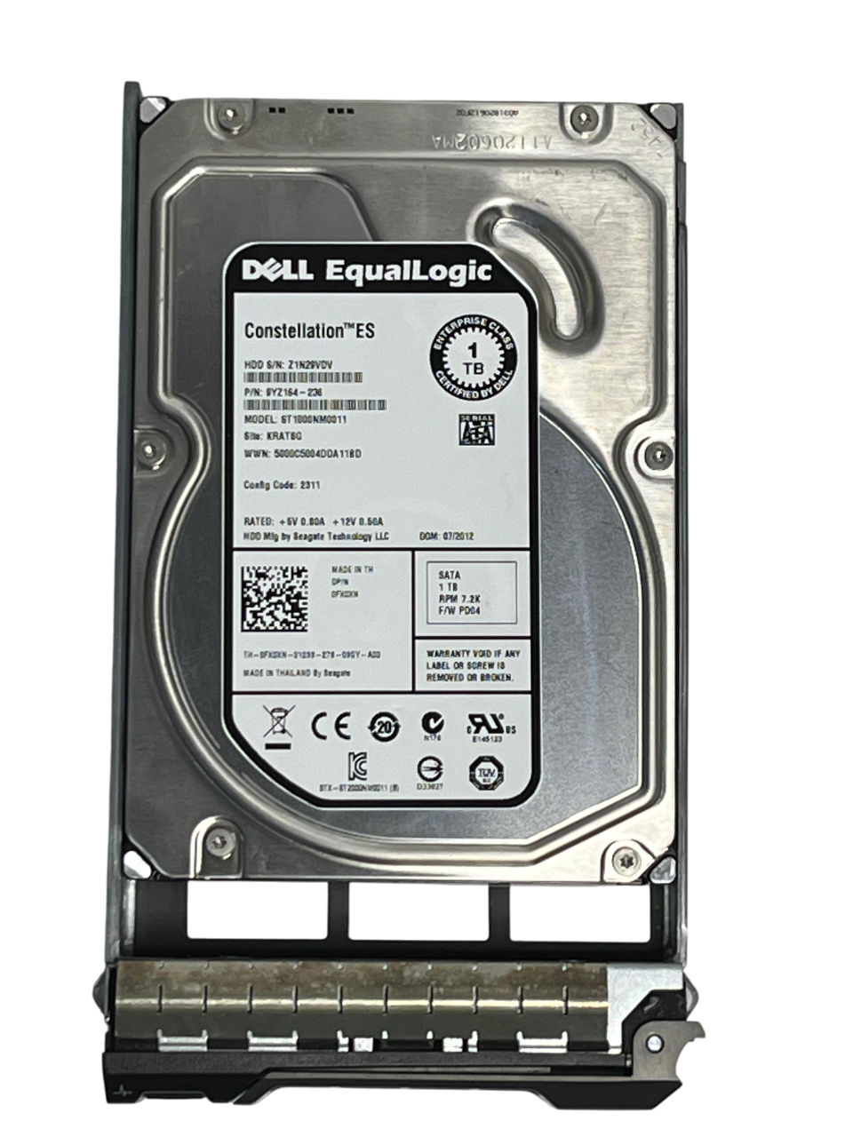 Hd Dell Equallogic 1tb 7.2k 3,5 Sata 3gb 0fx0xn Fx0xn - Imagem 2