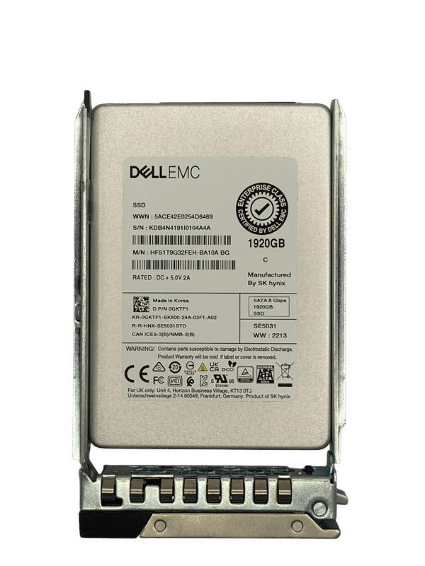 SSD Dell 1.92TB 2,5 SATA 6GB 0GKTF1 GKTF1 - Imagem 2