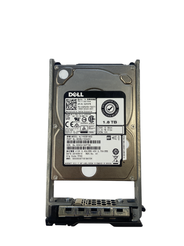 Hd Dell 1.8tb Sas 12gb 10k 2,5 GP3FR 0GP3FR - Imagem 2