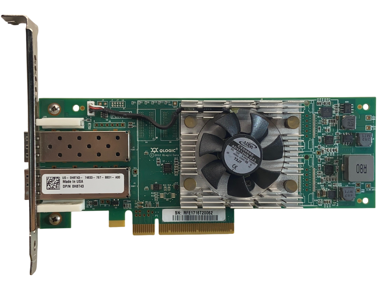 Placa Hba Dell Qlogic 16g 2-port Sfp+ H8t43 0h8t43 - Imagem 2