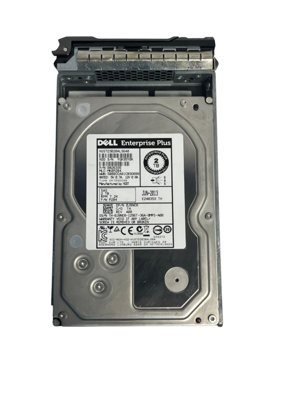 Hd Dell 2tb 7.2k 3,5 Sas 6gb 0j8nc8 J8nc8 - Imagem 2