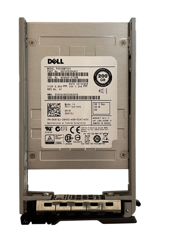 Ssd Dell 200gb 2,5 Sas 12gb 0K41XJ K41XJ - Imagem 2