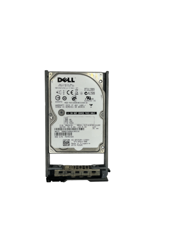 Hd Dell 300gb 10k 2,5 Sas 6gb 0p252m P252m - Imagem 2