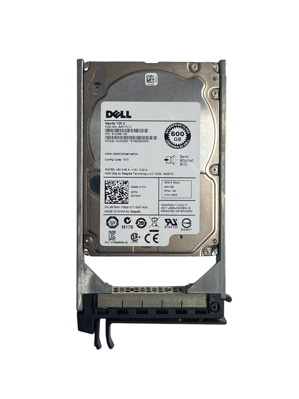 Hd Dell 600gb 2,5 6gb 10k Sas 0r72nv R72nv - Imagem 2