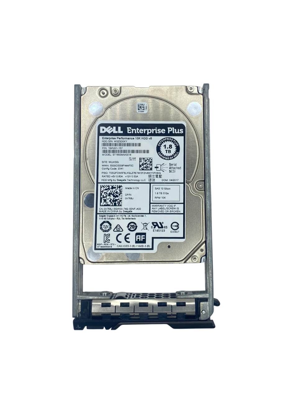 Hd Dell 1.8tb 10k 2,5 Sas 12gb 0v768j V768j - Imagem 2