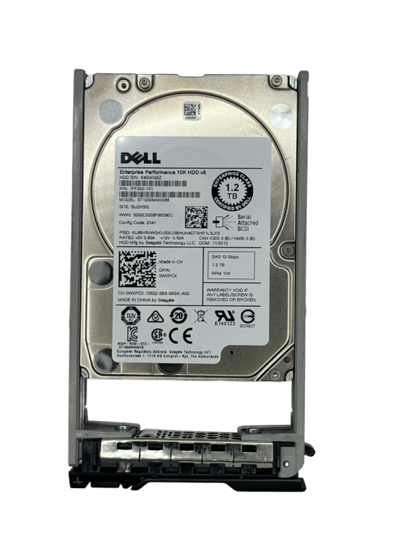 Hd Dell 1.2tb Sas 12gb 10k 2.5 0wxpcx Wxpcx St1200mm0088 - Imagem 2