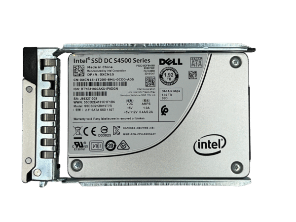 SSD Dell 1.92TB SATA 6GBPs 2,5 RI 0XCN15 XCN15 - Imagem 2