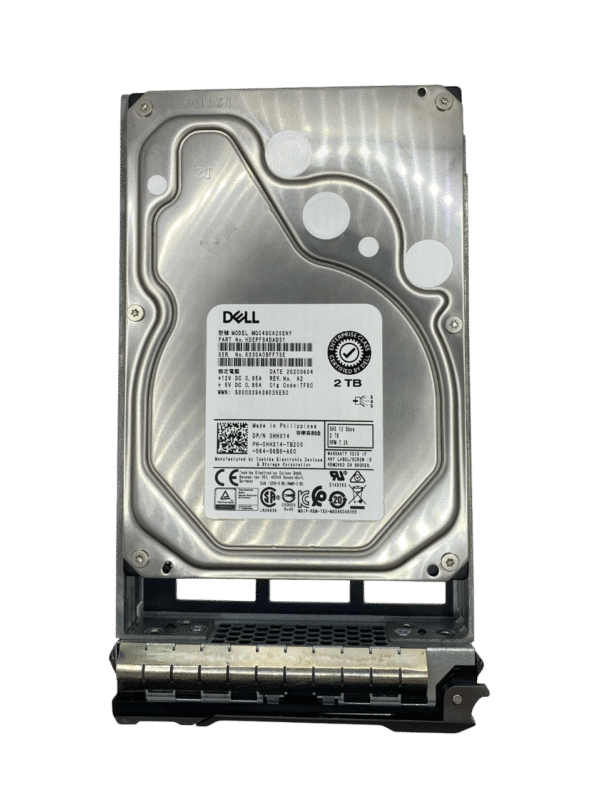 Hd Dell 2tb 7.2k 3,5 Sas 12gb 0hhx14 Hhx14 Mg04sca20eny - Imagem 2