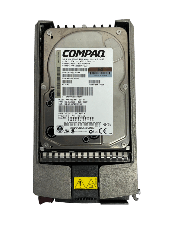 Hd Compaq 36.4gb 3,5 Scsi 233806-003 - Imagem 2