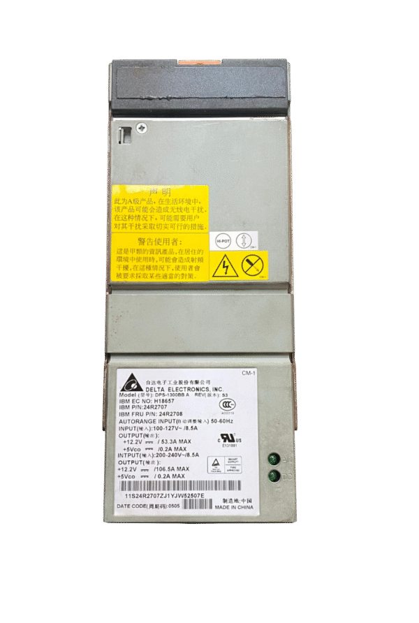 Fonte Delta Ibm 1300w Dps-1300bb 24r2707 24r2708 - Imagem 2