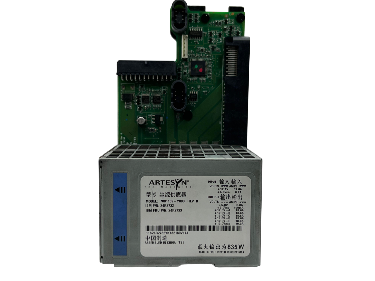 Backplane Ibm X3650 M1 7001139-y000 24r2732 24r2733 - Imagem 2