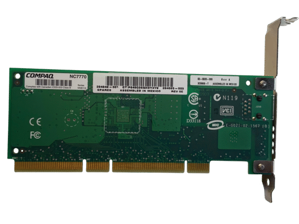 Placa De Rede Hp Compaq NC7770 RJ45 1-Port 284848-001 284685-003 - Imagem 3
