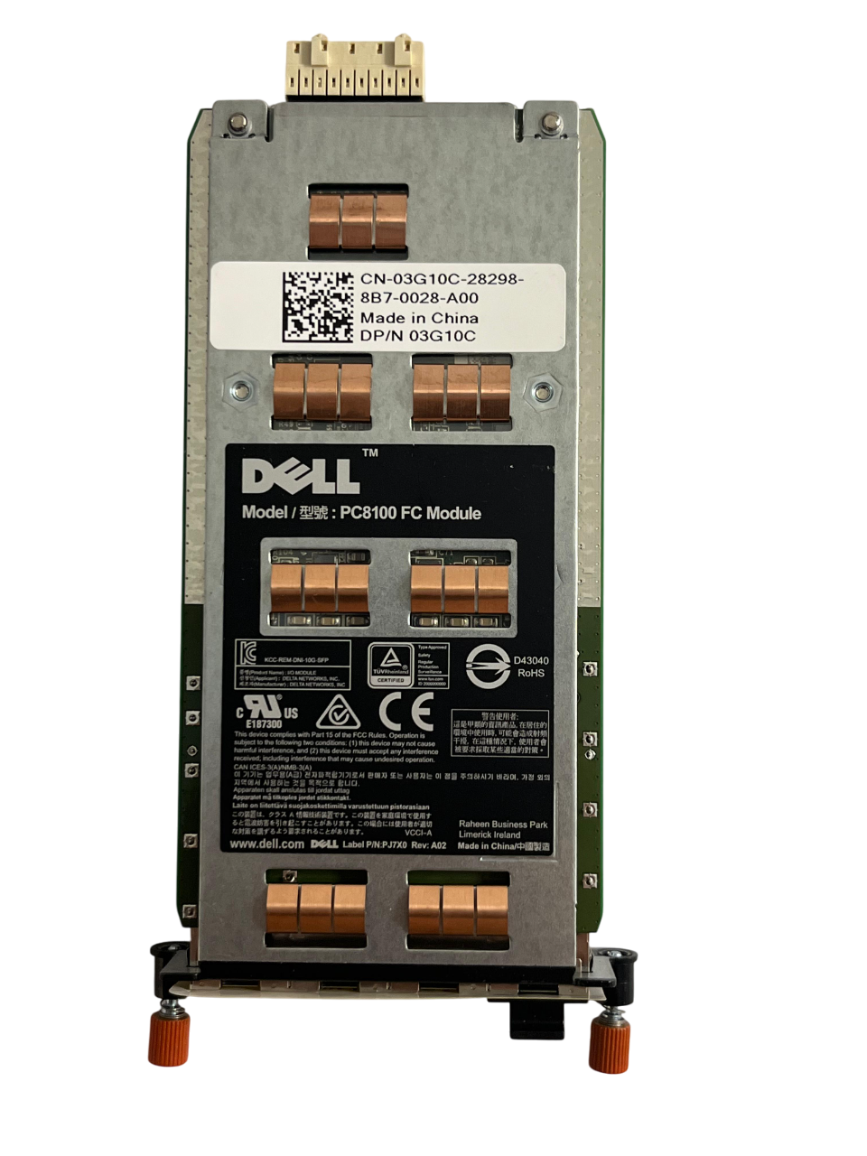 Módulo Switch Dell 4-portas Pc8100 Fc 03g10c 3g10c 0php6j - Imagem 2