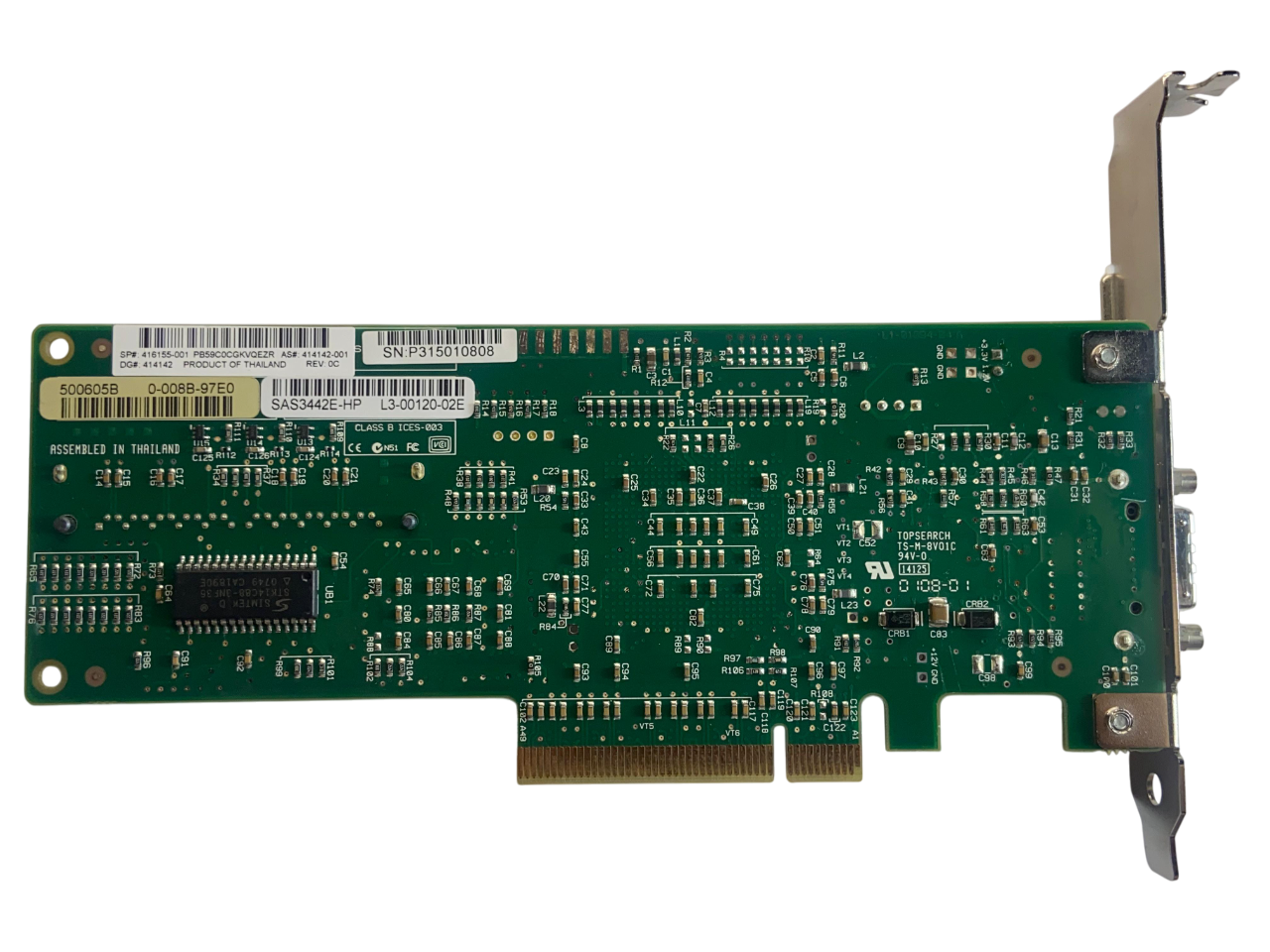 Hba Hp SAS3442E SC44GE 3GB SAS 1-Port 416155-001 414142-001 - Imagem 3
